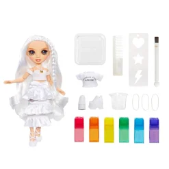 Discount Rainbow High - Watercolor & Create DIY - Muñeca ojos castaños Muñecas