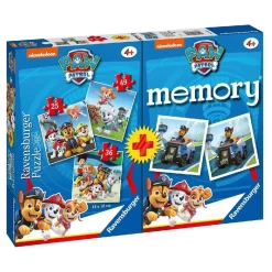 Ranvensburger-Patrulla Canina-Pack juego de memoria + 3 puzzles*RAVENSBURGER IBÉRICA Outlet