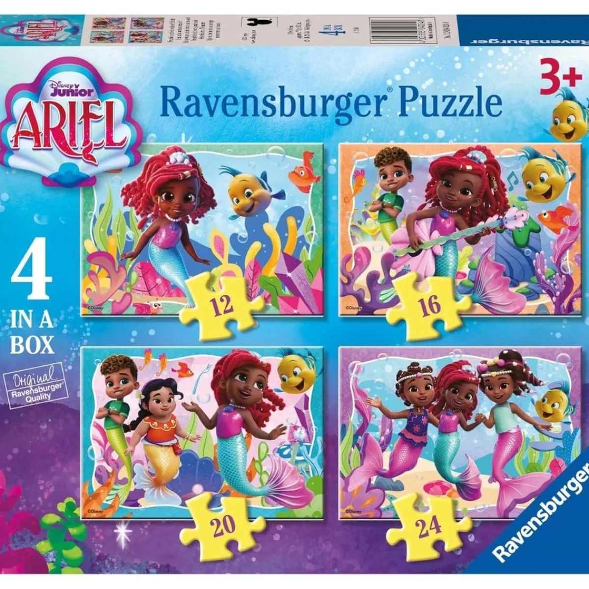 - Ariel La Sirenita Puzzle 4 in a box*RAVENSBURGER Outlet