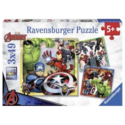 Ravensburger - Avengers - Pack 3 puzzles 49 piezas*RAVENSBURGER IBÉRICA Best