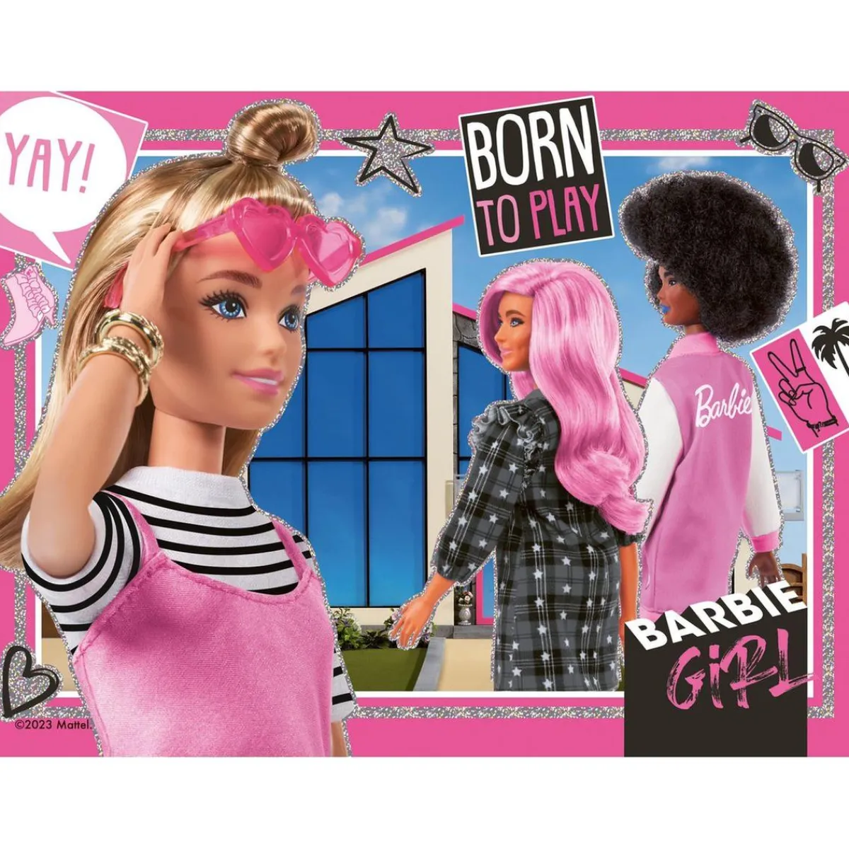 - Barbie - Puzzle infantil 4 in a box*RAVENSBURGER New