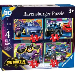 Discount - Batman - Batwheels Puzzle 4 in a Box Juegos Y Puzzles