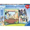 Ravensburger - Bluey - Puzzle infantil Ravensburger Bluey, 3x49 piezas ㅤ*RAVENSBURGER IBÉRICA Sale