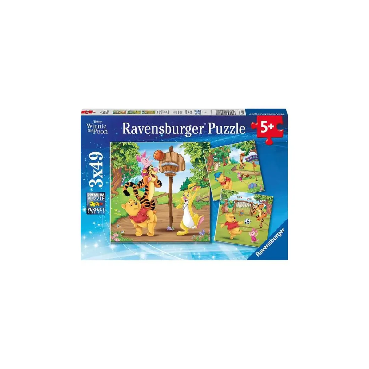 Ravensburger - Día del deporte - Puzzle 3x49 piezas Winnie the Pooh*RAVENSBURGER IBÉRICA Hot