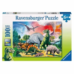 Ravensburger - Dinosaurios - Puzzle 100 piezas XXL*RAVENSBURGER IBÉRICA Discount