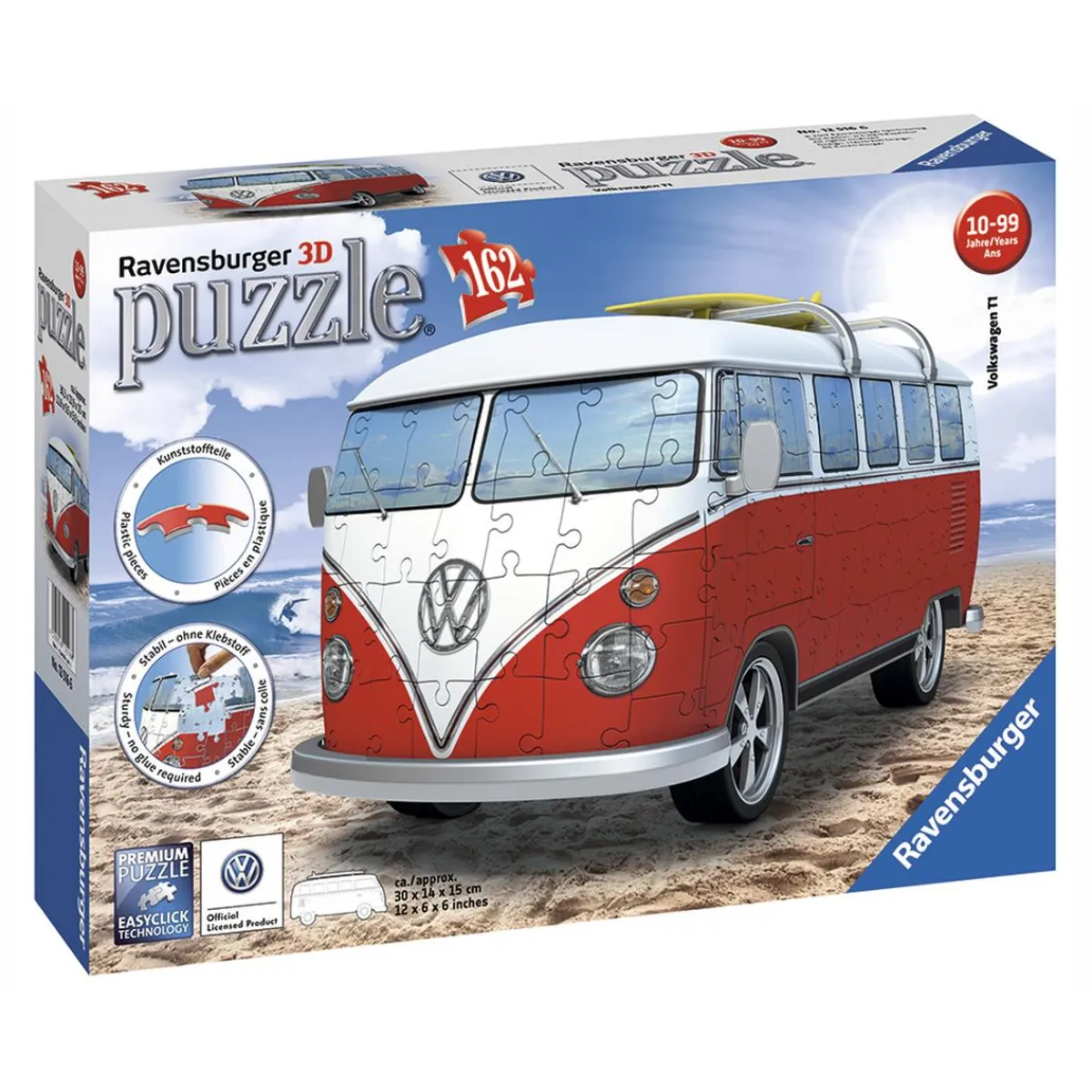 Ravensburger - Furgoneta Volkswagen - Puzzle 3D Juegos Y Puzzles