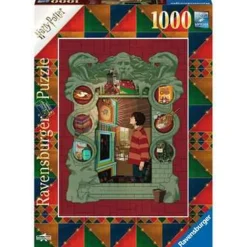 Ravensburger - Harry Potter - Puzzle 1000 piezas: Harry Potter en la casa de la familia Weasley ㅤ*RAVENSBURGER IBÉRICA Discount