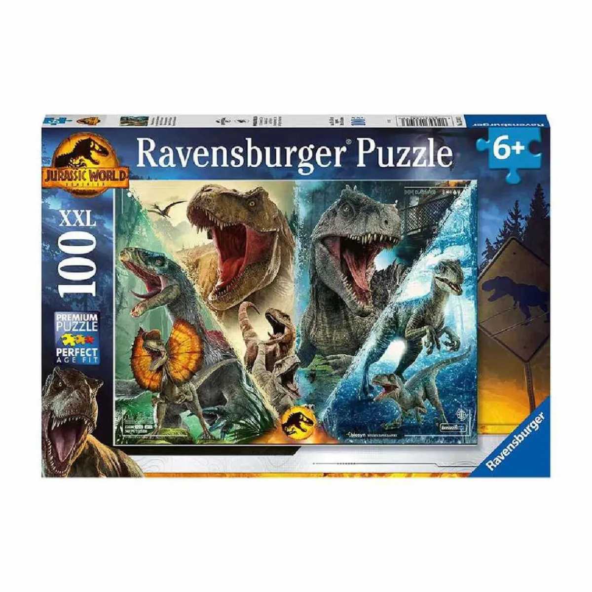 Ravensburger - Jurassic World - Puzzle 100 piezas XXL*RAVENSBURGER IBÉRICA New