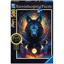 New Ravensburger - Lobo brillante - Puzzle 500 piezas Juegos Y Puzzles