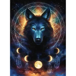 New Ravensburger - Lobo brillante - Puzzle 500 piezas Juegos Y Puzzles