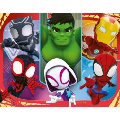 - Marvel Spidey Amazing Friends - Puzzle 4 in a box*RAVENSBURGER New