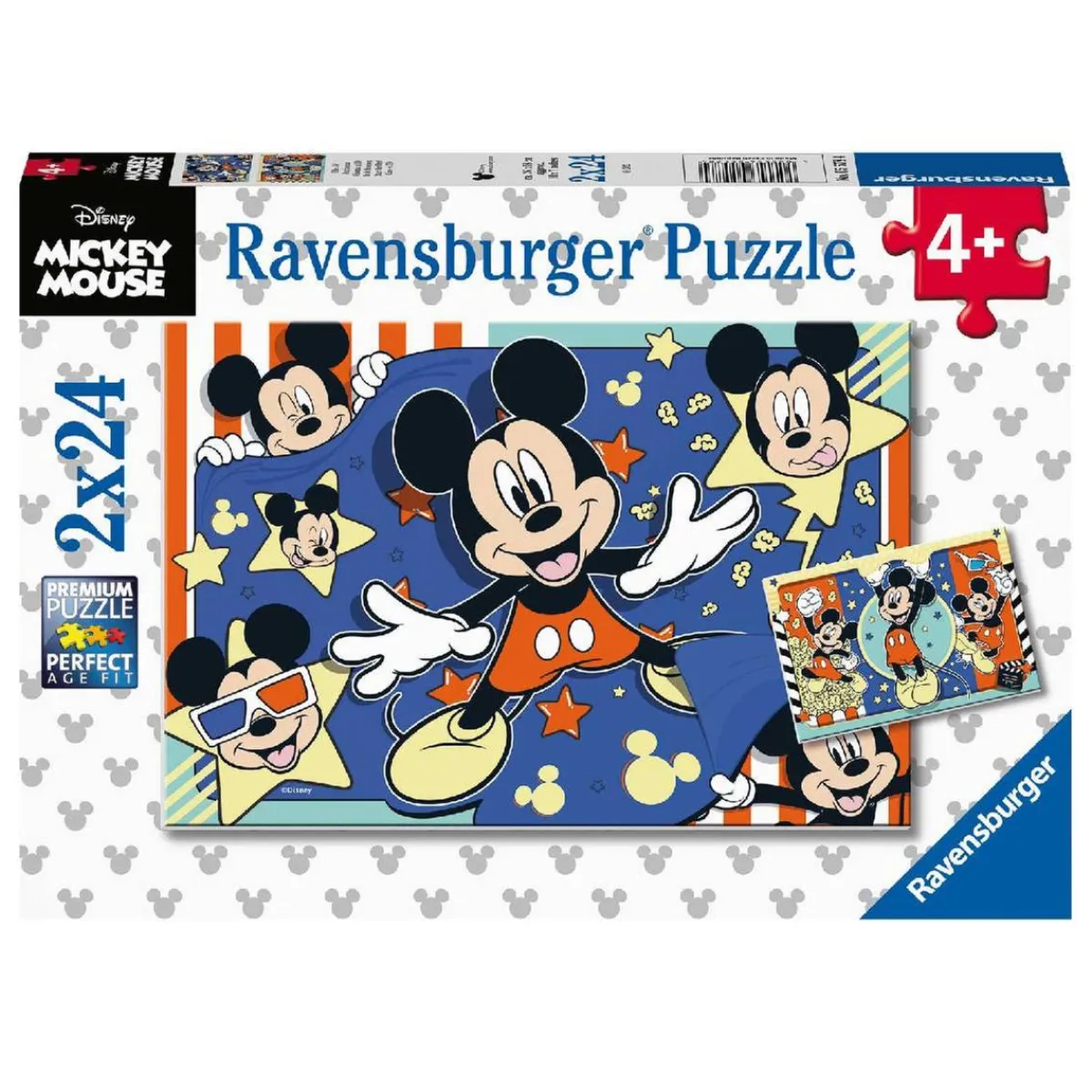 Ravensburger - Mickey Mouse - Pack 2 puzzles 24 piezas*RAVENSBURGER IBÉRICA