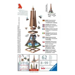 Ravensburger - Mini puzzle 3D Torre Eiffel*RAVENSBURGER IBÉRICA Outlet