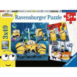 Ravensburger - Minions - Rompecabezas multicolor de Minions, 3x49 piezas ㅤ*RAVENSBURGER IBÉRICA Sale