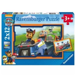 Ravensburger - Patrulla canina - 2 puzzles 12 piezas*JEUX RAVENSBURGER Discount