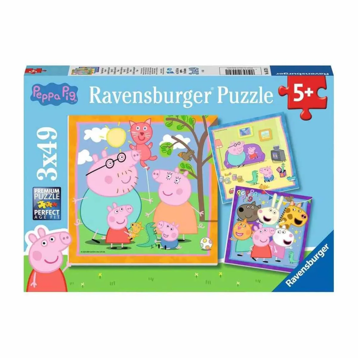 Outlet Ravensburger - Peppa Pig - Pack 3 puzzles 49 piezas Juegos Y Puzzles
