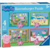 - Peppa Pig - Puzzle 4 in a box*RAVENSBURGER New