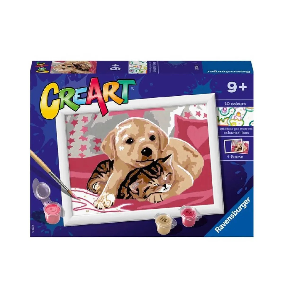 Ravensburger - Pinta un perro y un gato CreArt*RAVENSBURGER IBÉRICA Sale
