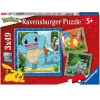 New Ravensburger - Pokémon - Pack 3 puzzles 49 piezas Juegos Y Puzzles