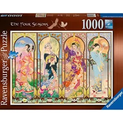 New Ravensburger - Puzzle Arte Mil Piezas Cuatro Estaciones ㅤ Juegos Y Puzzles