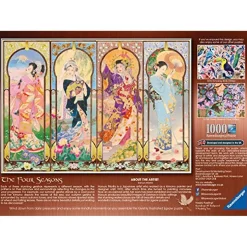 New Ravensburger - Puzzle Arte Mil Piezas Cuatro Estaciones ㅤ Juegos Y Puzzles