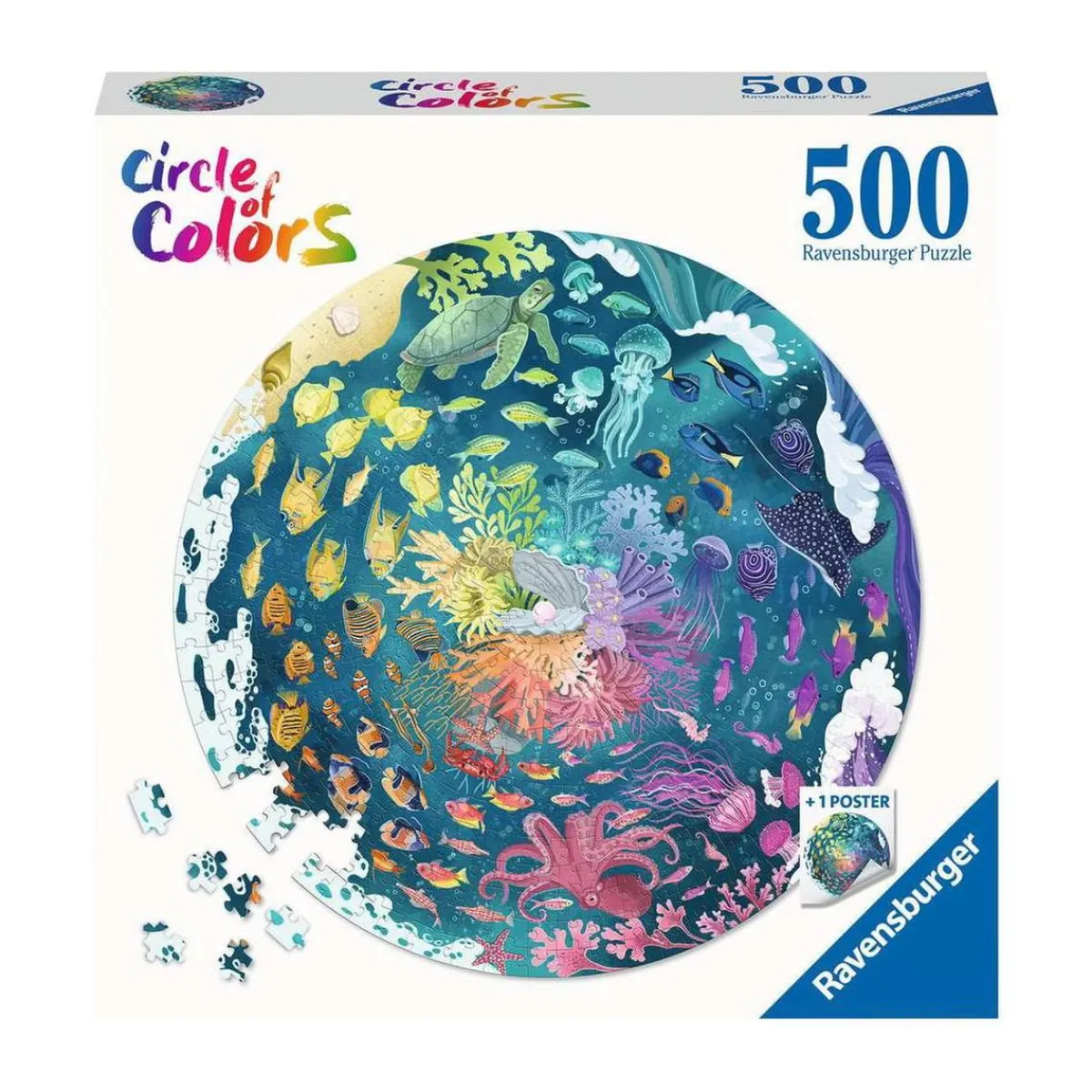 Outlet Ravensburger - Puzzle Circle of colors Óceano 500 pzs Juegos Y Puzzles