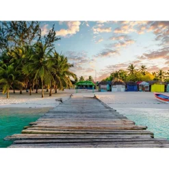 New Ravensburger - Puzzle de 1000 piezas: Paisaje de isla caribeña ㅤ Juegos Y Puzzles