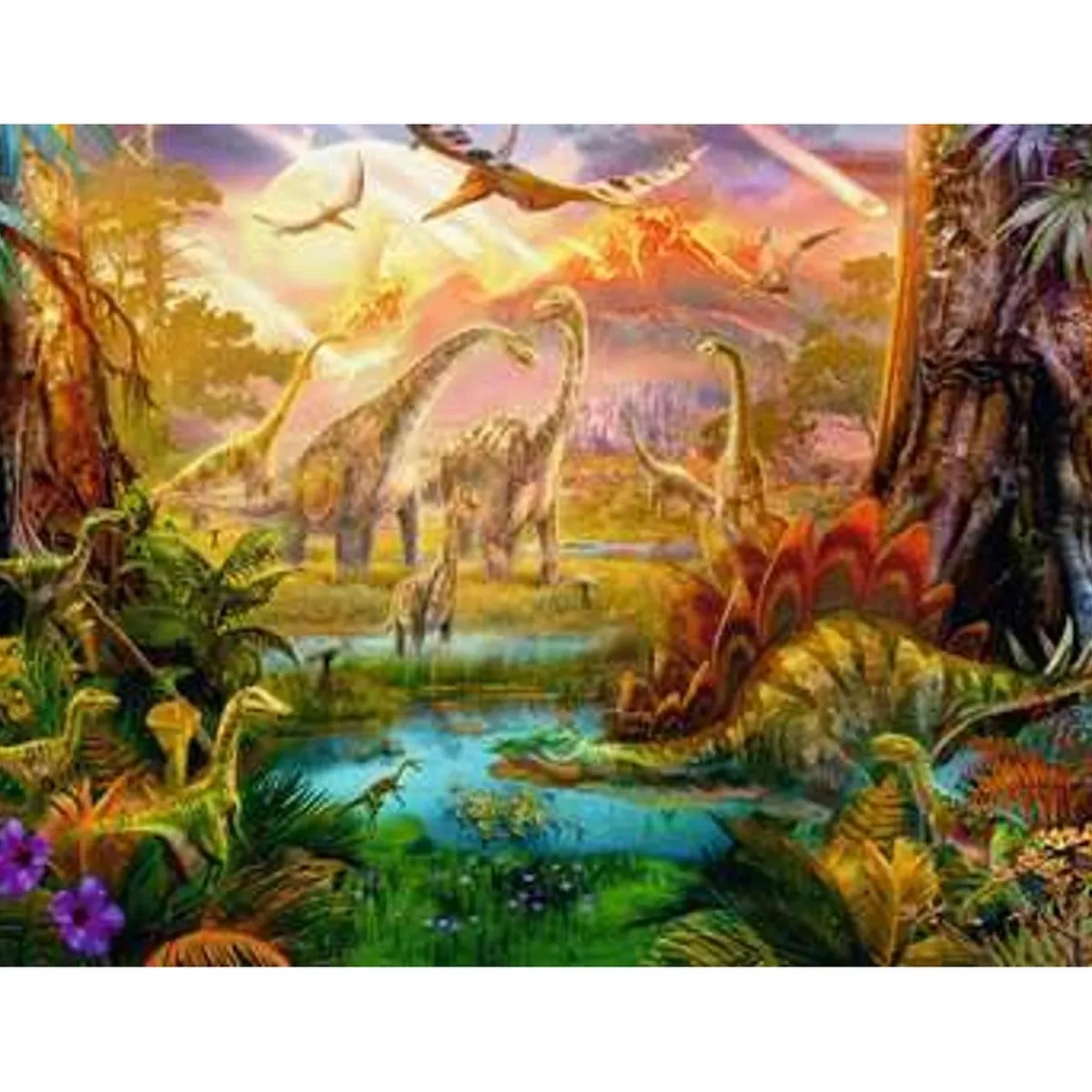 Sale Ravensburger - Puzzle de la Tierra de los Dinosaurios 500 piezas ㅤ Juegos Y Puzzles
