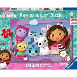 Best Ravensburger - Puzzle gigante de suelo Gabby's Dollhouse, 125 piezas para niños ㅤ Juegos Y Puzzles