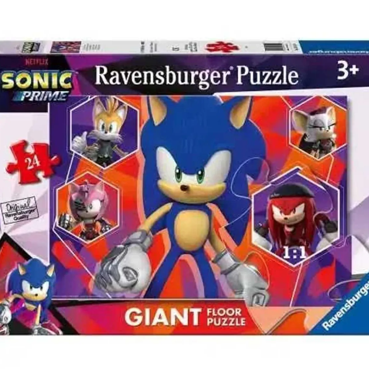 Ravensburger - Puzzle Gigante de Suelo 24 piezas Sonic the Hedgehog*RAVENSBURGER IBÉRICA New