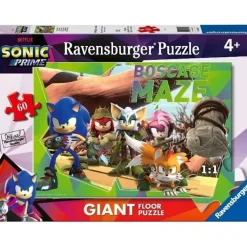 Outlet Ravensburger - Puzzle gigante Sonic, colección 60 piezas suelo ㅤ Juegos Y Puzzles