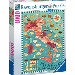 Sale Ravensburger - Puzzle mapa de Italia dulce 1000 piezas ㅤ Juegos Y Puzzles