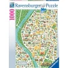 Ravensburger - Puzzle Mapa Sevilla, 1000 Piezas ㅤ*RAVENSBURGER IBÉRICA Outlet