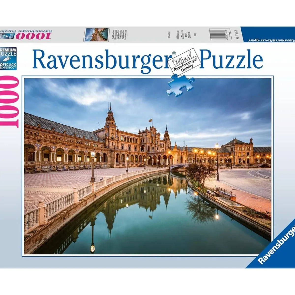 Discount Ravensburger - Puzzle paisaje Sevilla 1000 piezas Plaza España ㅤ Juegos Y Puzzles