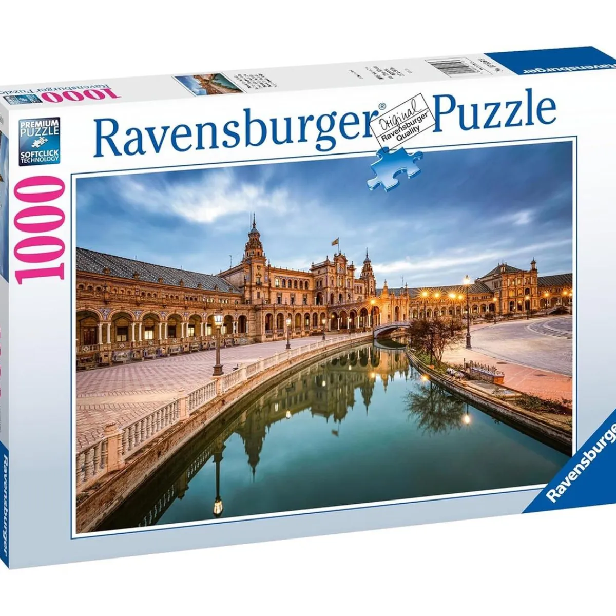Discount Ravensburger - Puzzle paisaje Sevilla 1000 piezas Plaza España ㅤ Juegos Y Puzzles