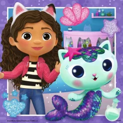 Outlet Ravensburger - Puzzle 3x49 piezas Gabby's Dollhouse, colección multicolor ㅤ Juegos Y Puzzles