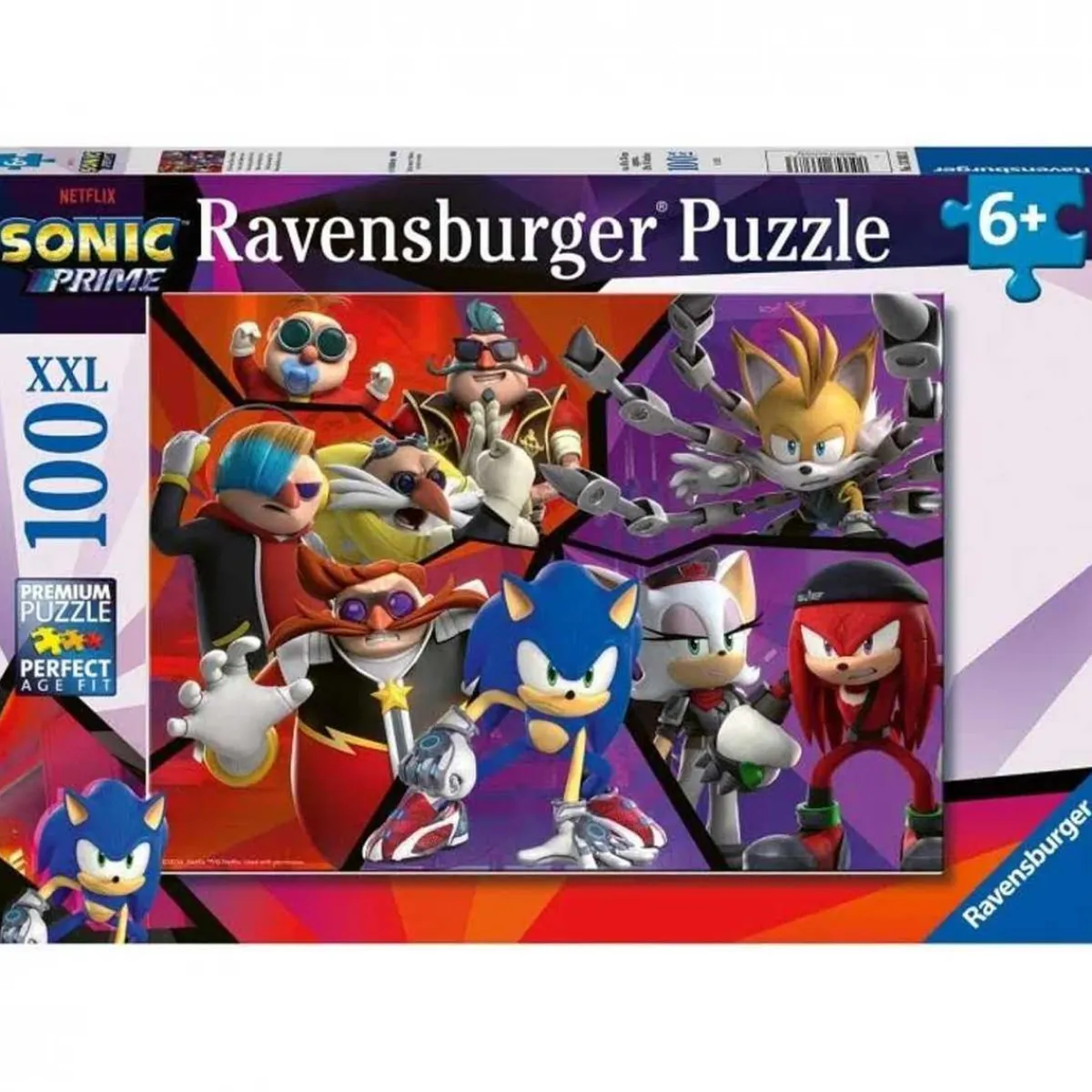 Ravensburger - Puzzle XXL 100 piezas Sonic ㅤ*RAVENSBURGER IBÉRICA New