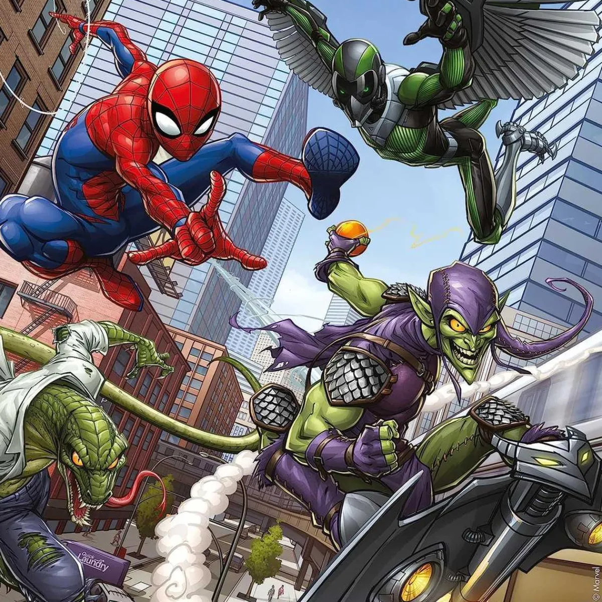 Best Ravensburger - Spider-man - Ravensburger Marvel Spider-Man - Conjunto de 3 rompecabezas de 49 piezas ㅤ Juegos Y Puzzles