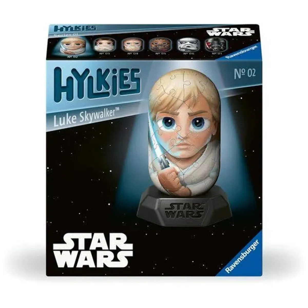 Ravensburger - Star Wars - 3D Puzzle Luke Skywalker Hylkies*RAVENSBURGER IBÉRICA Outlet