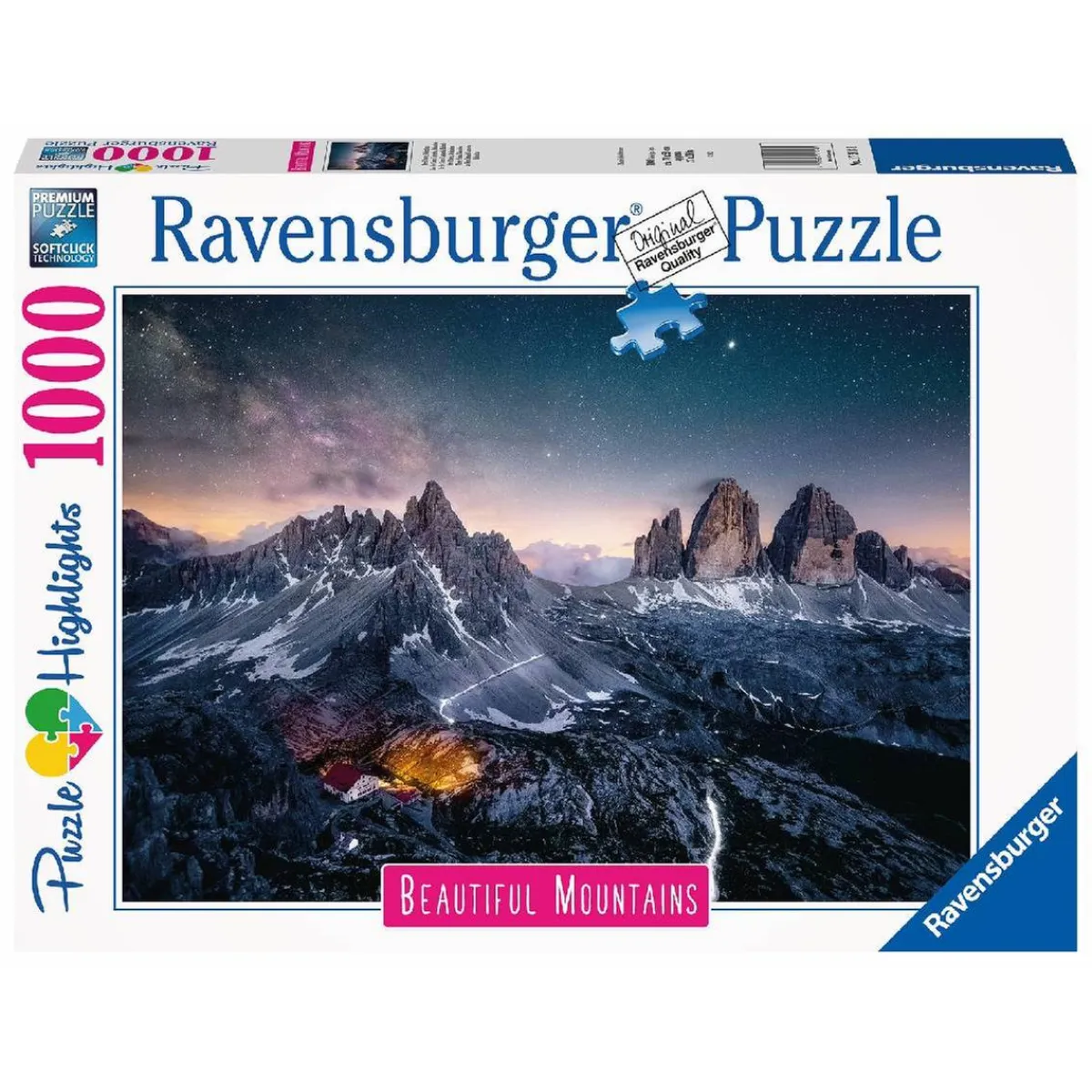 Ravensburger - Tres Cimas de Lavaredo - Puzzle 1000 piezas*RAVENSBURGER IBÉRICA Outlet