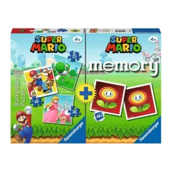 Outlet Ravensburger-Super Mario-Pack juego de memoria + 3 puzzles Friki Zone|Juegos Y Puzzles