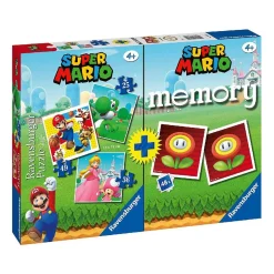 Outlet Ravensburger-Super Mario-Pack juego de memoria + 3 puzzles Friki Zone|Juegos Y Puzzles
