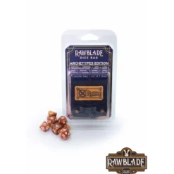 Rawblade - Dados y bolsa de cuero Luchador*LAST LEVEL Outlet