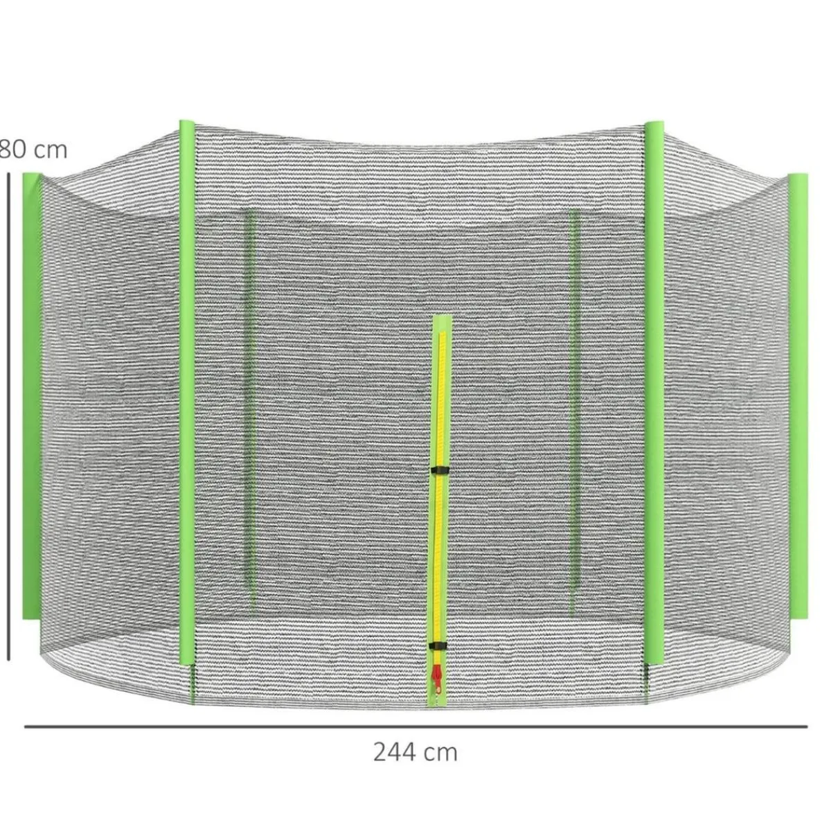 Red de seguridad para trampolín Ø244 Verde Camas Elásticas