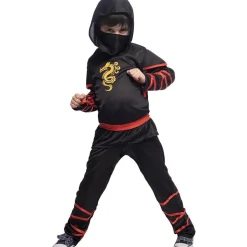 Outlet - Disfraz Ninja Glow in Dark 8-10 años (Talla L) Disfraces|Halloween
