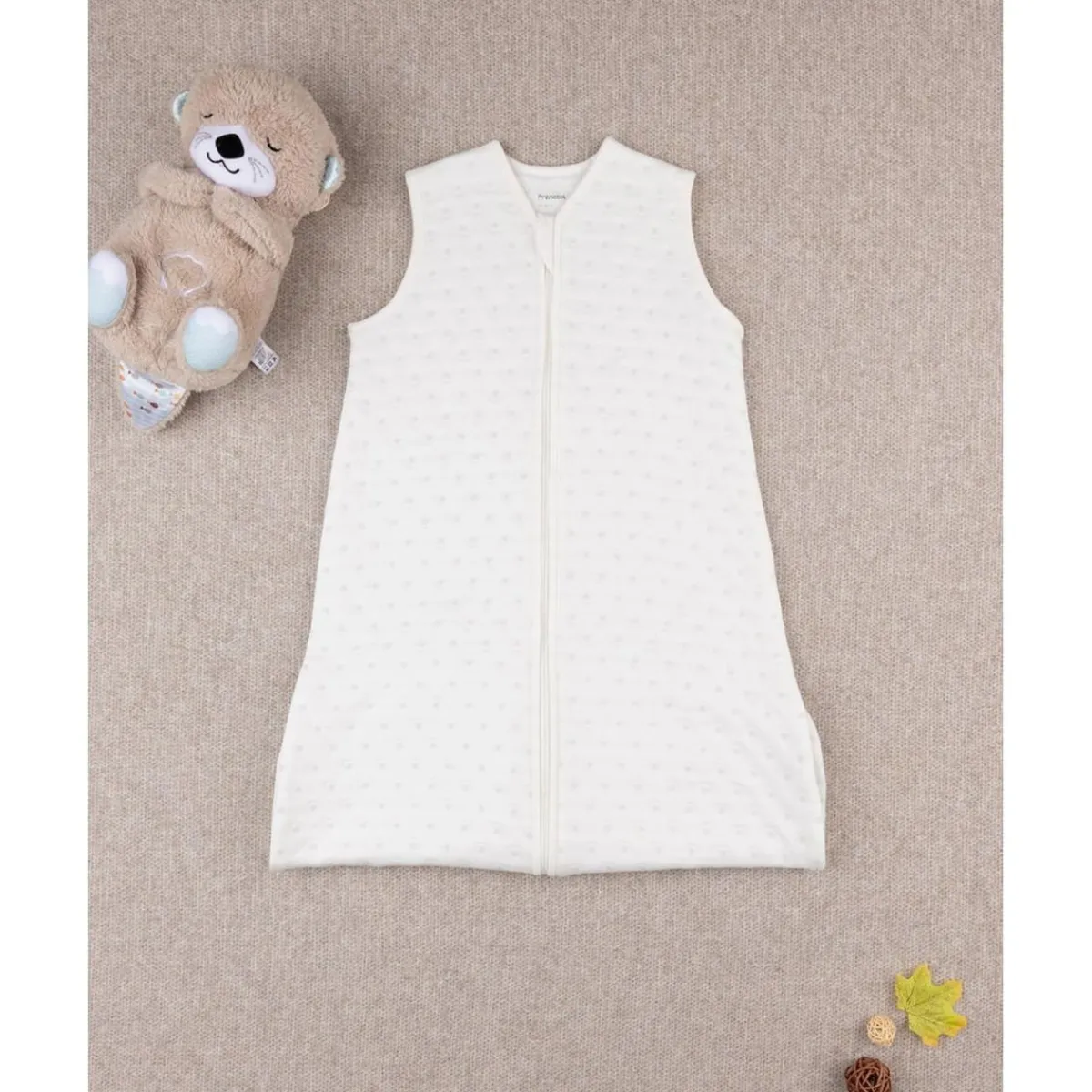 Saco sin mangas color crema*Prenatal Online