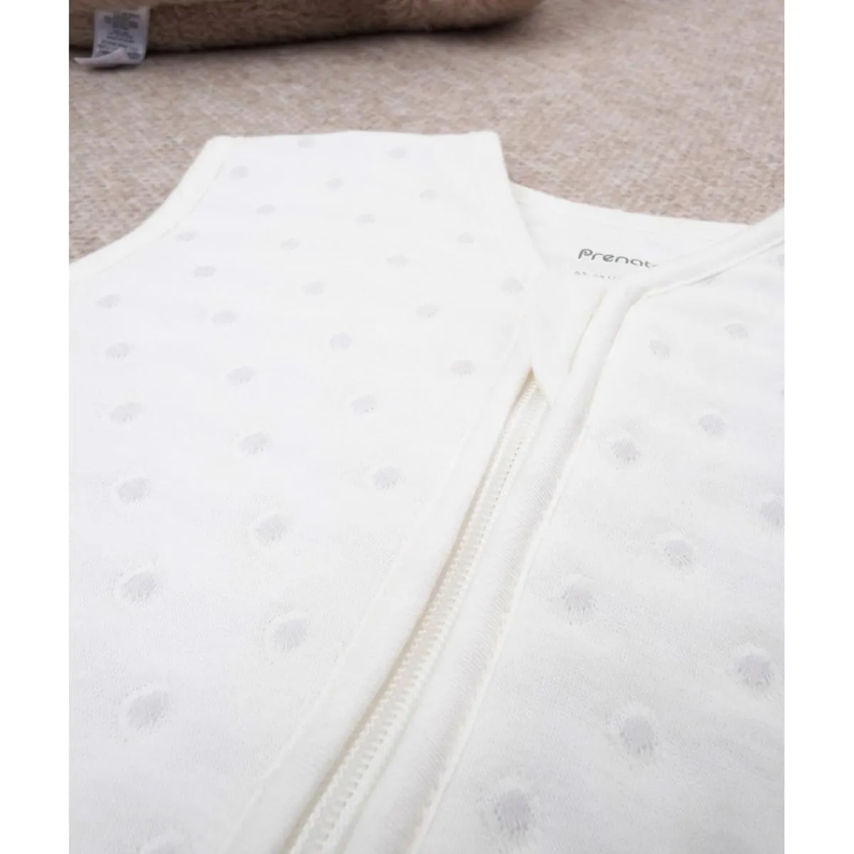 Saco sin mangas color crema*Prenatal Online