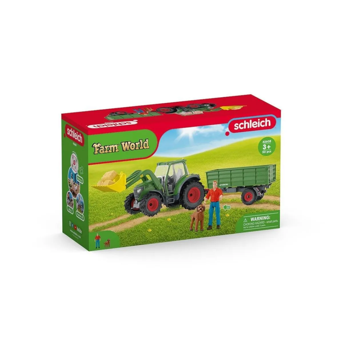 Clearance - Farm World - Tractor con Trailer Coleccionables Y Mini Mundos