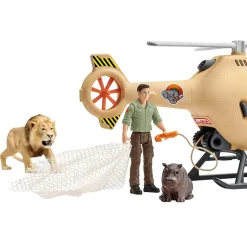 Best Schleich - Helicóptero de salvamento de animales Coleccionables Y Mini Mundos