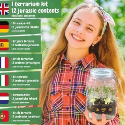 Science4you - Kit de terrario con juguetes de dinosaurios y pegatinas jurásicas ㅤ*SCIENTIFIC TOYS Best